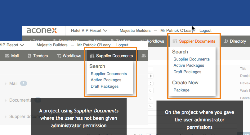 Give users permission to create and manage Supplier Documents requests